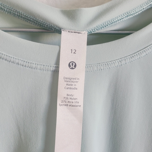 Lululemon Blue Morning Match Short Sleeve Tee - Picture 4 of 6
